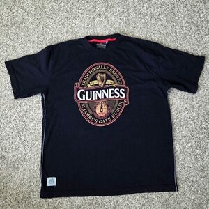 Guinness Ireland Men's Black‎ T-shirt X-LARGE OFFICIAL Licensed 100 % Cotton